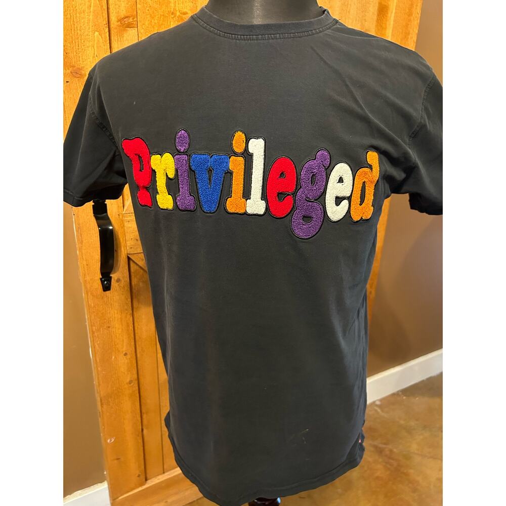 Men's Large Privileged Colorful Fuzzy Hipster Hip-Hop Longline